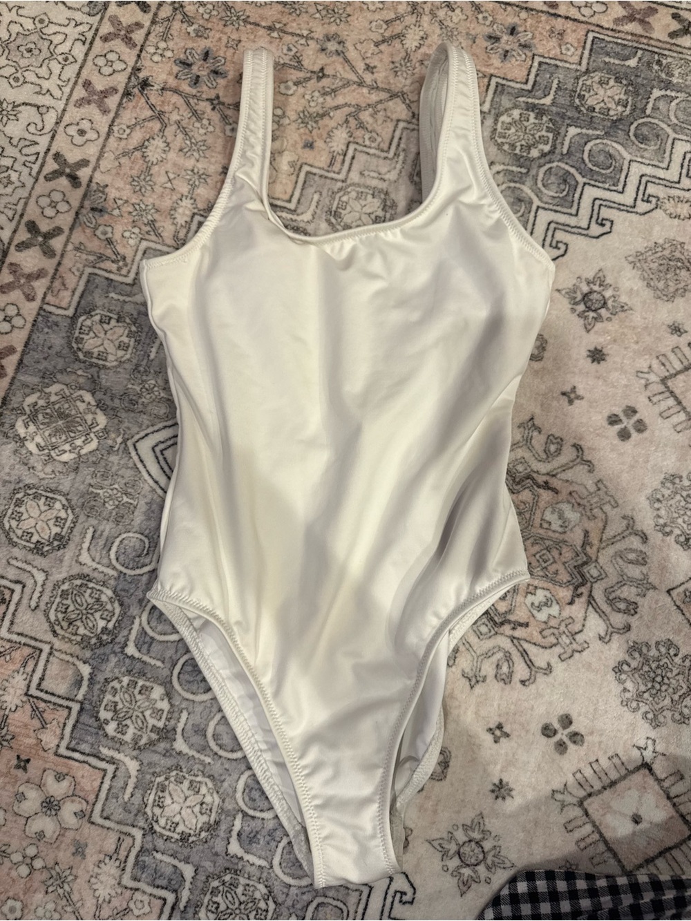 PINK Victoria's Secret White One-Piece Swimsuit